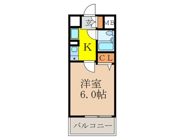 エスリ－ド新大阪第７の物件間取画像